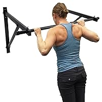 50'' Wall Mounted Chin Pull Up Bar Gym Workout Training Fitness Home Mount Heavy Duty 500lbs