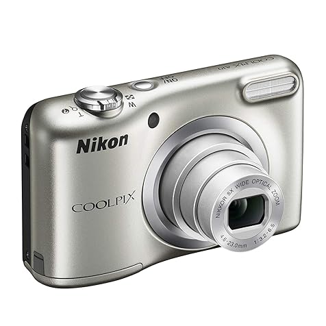 Nikon Digital Camera COOLPIX A10 Optical 5X Zoom 16.1 Megapixels Battery Type, sliver