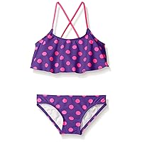 Girls' Karlie Flounce Bikini Beach Sport 2 Piece Swimsuit
