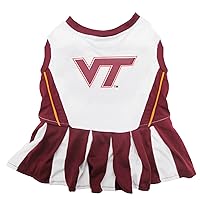 Collegiate Virginia Tech Dog Cheerleader Dress, X-Small