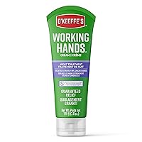 O'Keeffe's Working Hands Night Treatment Hand Cream, 7 oz Tube, (Pack of 1)