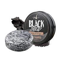 Black Soap for Gray Hair, Gray Hair Coverage Black Soap Bar, Organic Hair Darkening Shampoo Soap Gray Hair Removal Bar for Men & Women