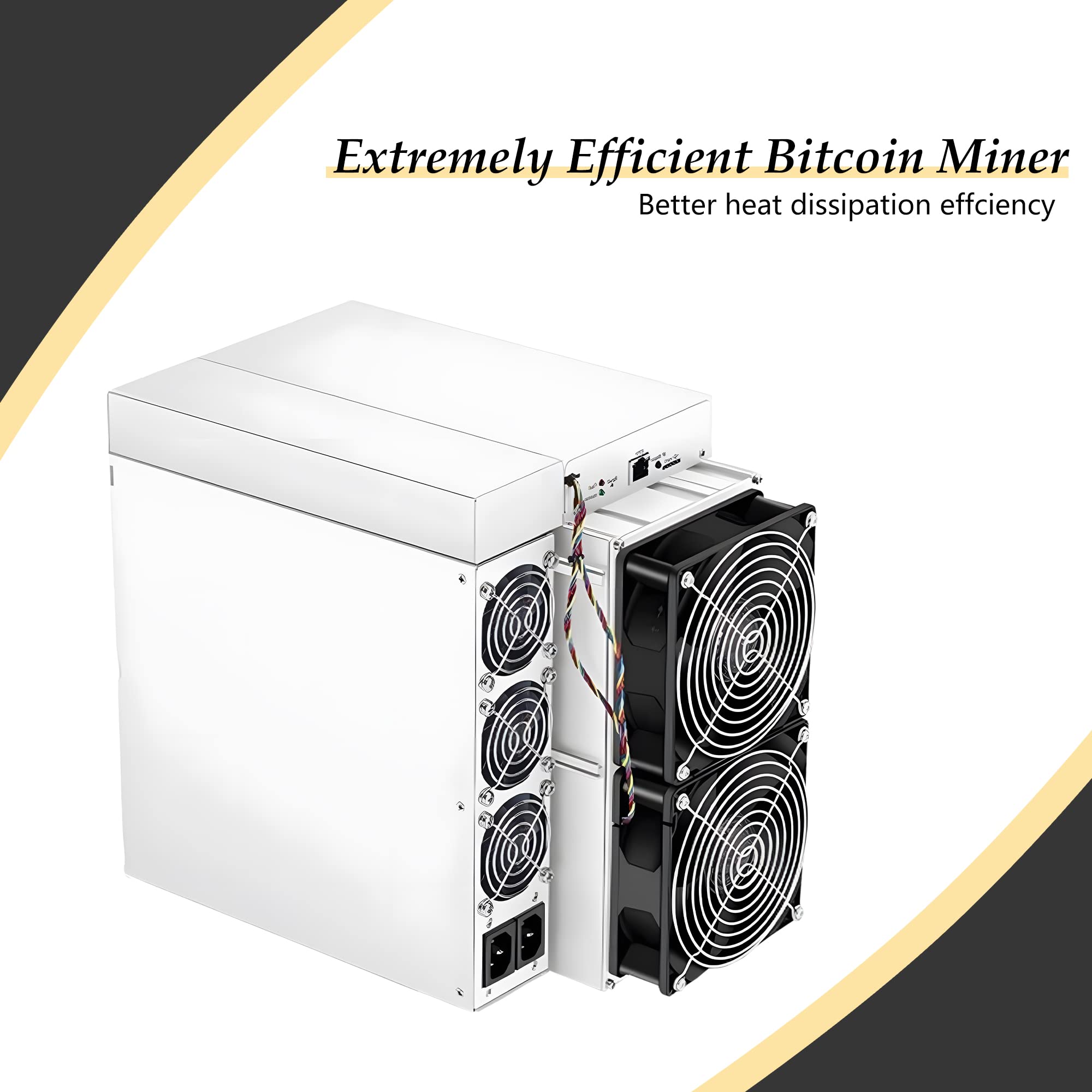 Antminer S19 PRO 110TH/S Bitcoin Miner 3250W BTC Miner ASIC Miner Include Power Supply - New