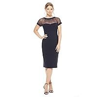 Maggy London Women's Illusion Dress Occasion Event Party Holiday Cocktail Guest of Wedding.