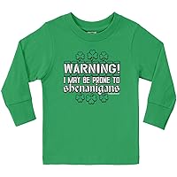 Threadrock Little Boys' May Be Prone to Shenanigans Toddler Long Sleeve T-Shirt