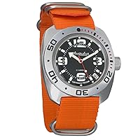 Vostok Amphibian Automatic Mens Self-Winding Diver Amphibia 710 Case Wrist Watch 710903