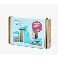 LastObject Zero Waste Essentials Kit - Reusable Product Kit for the entire Family - 1 Original LastSwab, 1 Beauty Swab, 1 Last Round, 1 LastTissue and 1 Laundry Back. Turquoise