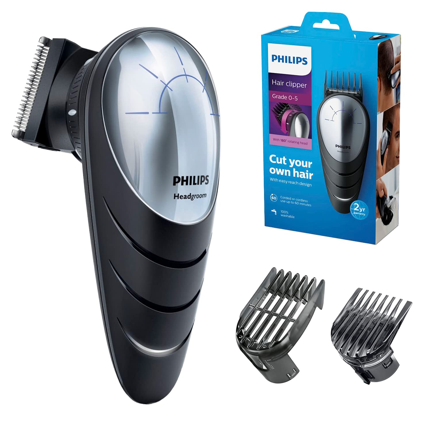 Mua Philips QC5570/13 DIY Easy Reach 180 Degree Hair Clipper trên Amazon  Anh chính hãng 2023 | Giaonhan247