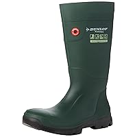 DUNLOP Unisex Boot Protective Footwear, Green/Black, 11.5 US Women