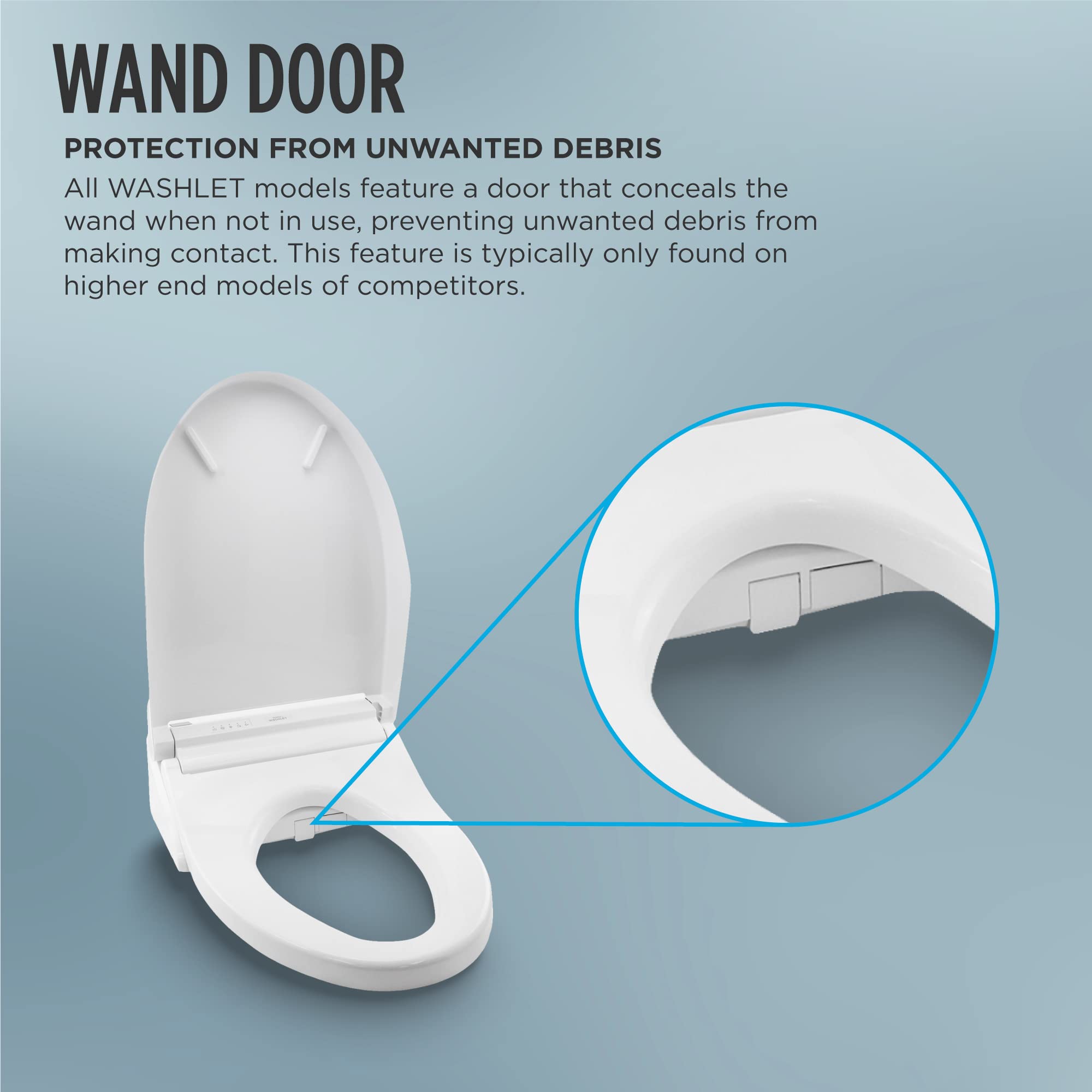 TOTO SW3084#01 WASHLET C5 Electronic Bidet Toilet Seat with PREMIST and EWATER+ Wand Cleaning, Elongated, Cotton White