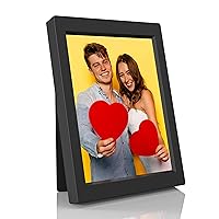 KWANWA Picture Frame, 6X8inch, 20S Voice Recordable Photo Frame, Vertical/Horizontal, Tabletop/Wall Mount, Gifts for Women, Men, Mother, Father, Birthday, Love