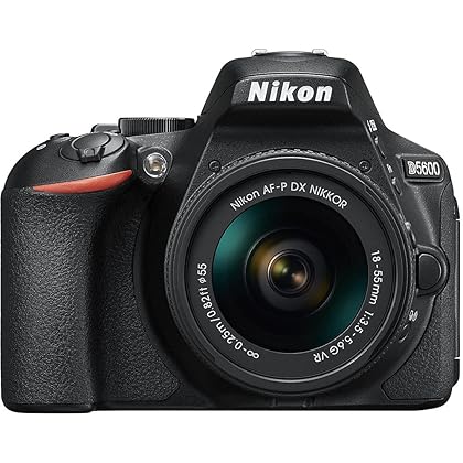 Nikon D5600 DSLR Camera with 18-55mm Lens (1576) + Camera Bag + Wide Angle Lens + 55mm UV Filter + 6-Piece Multi-Coated Graduated Filter Kit + SanDisk 32GB Ultra Memory Card + More