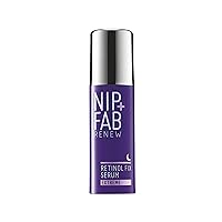 Nip+Fab Retinol Fix Serum Extreme 0.3% for Face with Aloe Vera and Peptides, Anti-Aging Facial Cream for Fine Lines and Wrinkles, 1.7 Fl. Oz.