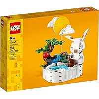 LEGO Jade Rabbit Building Toy Set, Fun Bunny Display Piece or Family Building Activity, Small Animal Toy for Boys and Girls, Great Gift for Kids Ages 8 and Up, 40643