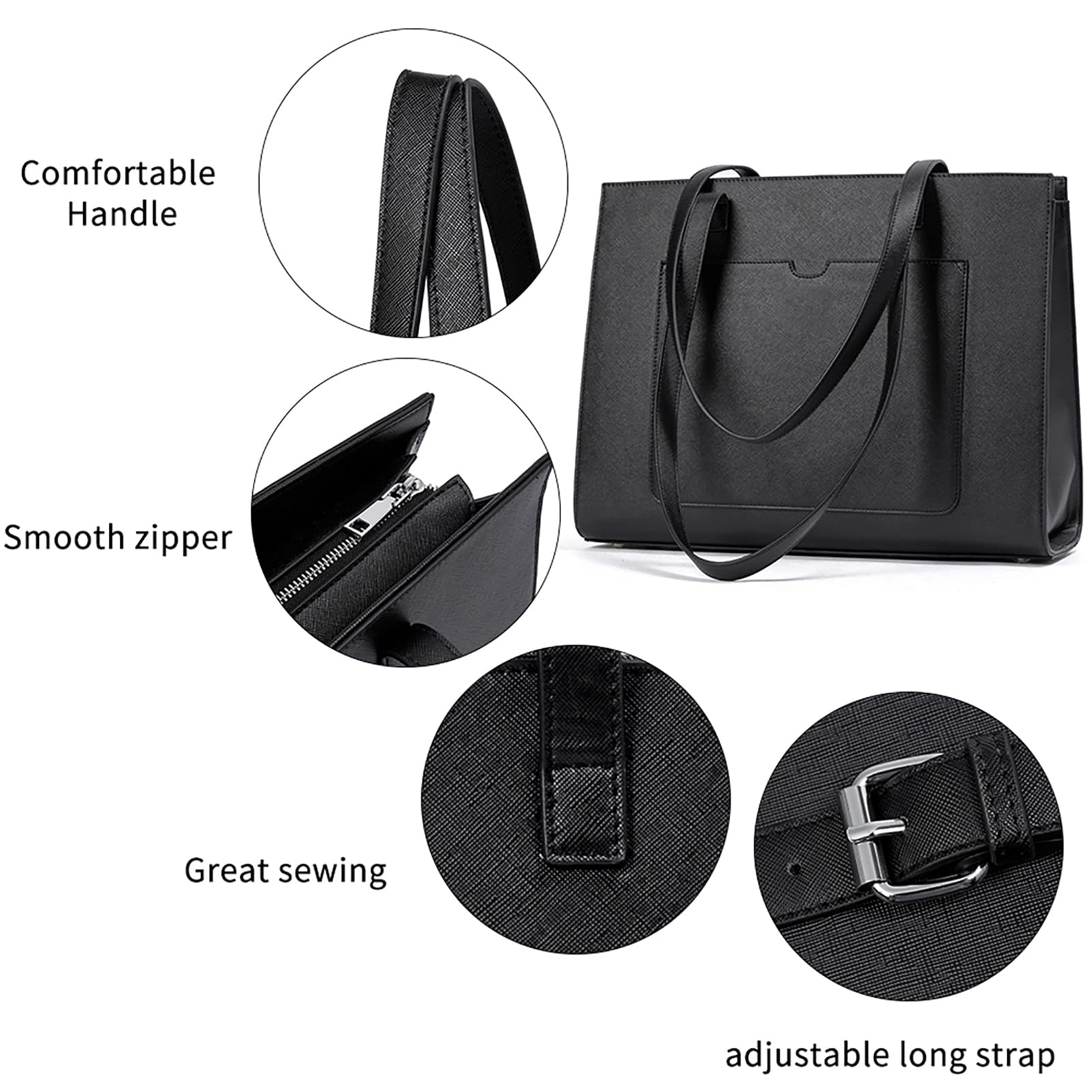 BROMEN Women Briefcase and Crossbody Bags for Women