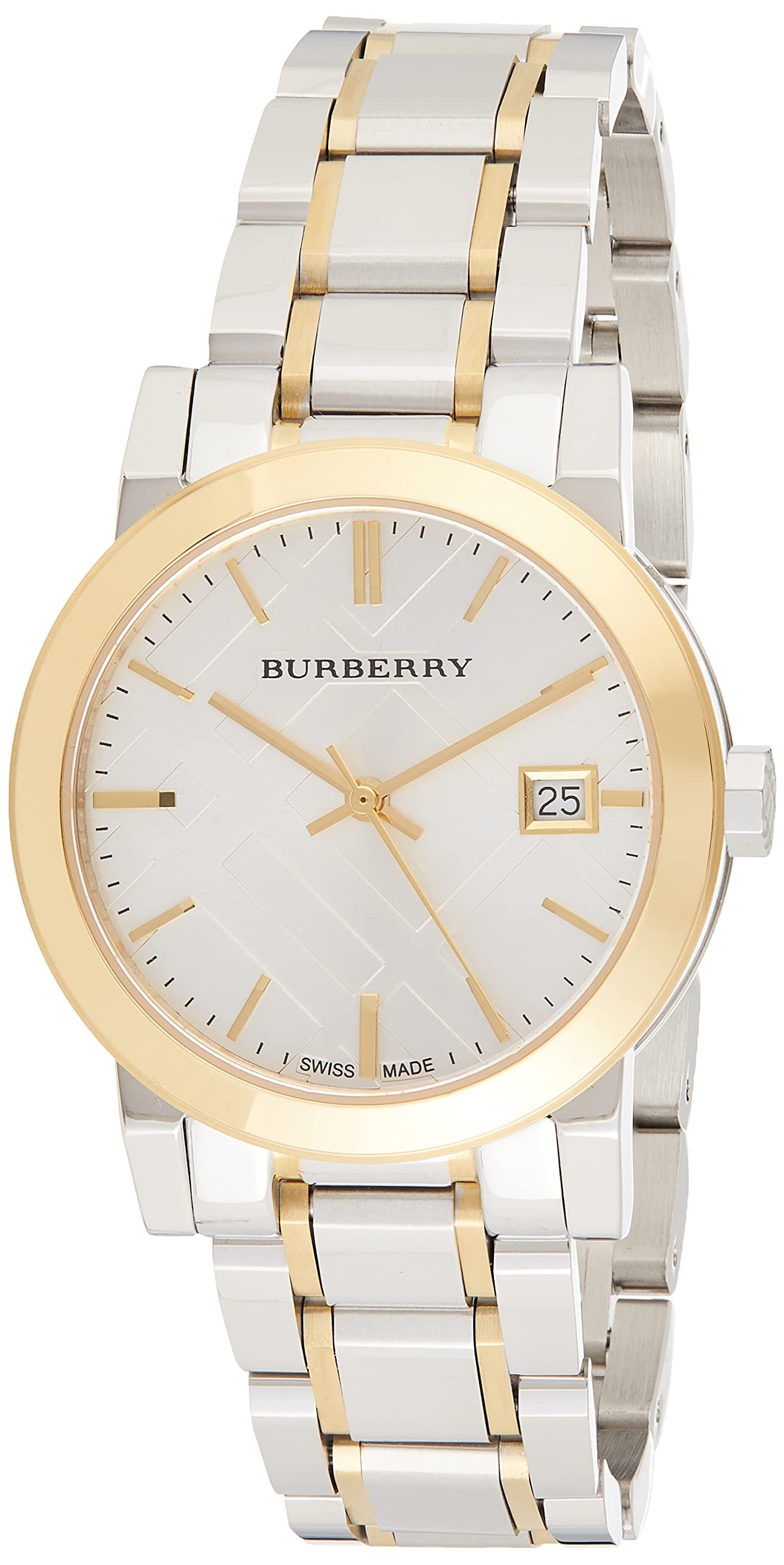 Total 36+ imagen burberry silver and gold watch