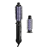 2-in-1 Hot Air Curling Combo, Includes 1.5-inch Curl Brush and 1-inch Aluminum Bristle Brush