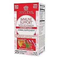 Immunity Tea With Echinacea Goji Berry Flavor - 25 Tea Bags (1 Pack) - Support Your Immune System
