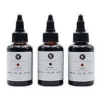 Alcohol Drying Blood, Ultra-Realistic Fake Liquid Blood, SFX Makeup for the Stage, Film, Halloween, and Cosplay - Dark, Fresh and Scab Blood Kit - 2oz Bottles 2oz Bottles