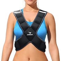 Weighted Vest for Women - Ideal Body Vest for Adding Resistance Intensity to Workouts -Fixed 8lbs or Adjustable 10 to 16lbs