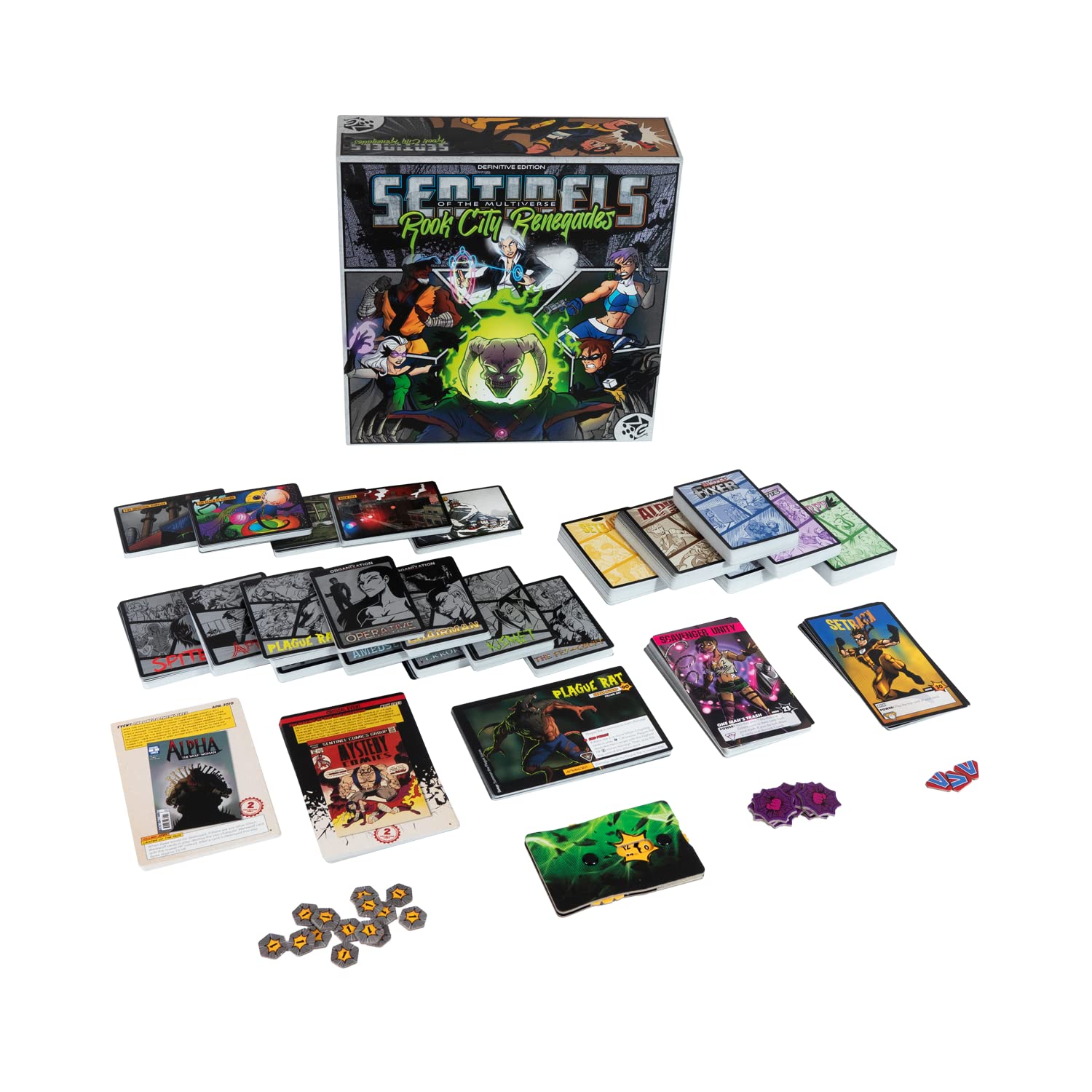 Greater Than Games Sentinels of The Multiverse: Rook City Renegades exspands The Award-Wining core Game of Sentinels of The Mulitiverse: Definitive Edition Medium