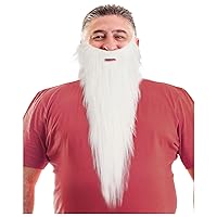 Long White Dwarf Costume Beard Gnome Beard Wizard Beard - One Size