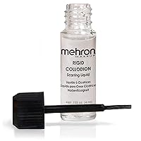 Makeup Rigid Collodion with Brush | Scarring Liquid | Scar Liquid | Liquid Scar Makeup | SFX Scar Makeup for Film .125 oz (4ml)