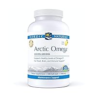 Arctic Omega, Lemon Flavor - 180 Soft Gels - 690 mg Omega-3 - Fish Oil - EPA & DHA - Immune Support, Brain & Heart Health, Optimal Wellness - Non-GMO - 90 Servings