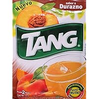 3 X Tang Durazno Flavor No Sugar Needed Makes 2 Liters of Drink 15g From Mexico