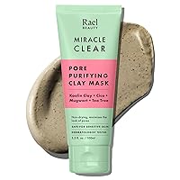 Blackhead Remover, Miracle Clear Clay Mask - Exfoliating Face Wash, Pore Minimizer, Korean Skincare, Gentle, Hydrating, with Tea Tree, Vegan, Cruelty Free (100 ml, 3.4 fl oz)
