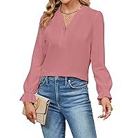 Blooming Jelly Women's Dressy Casual Tops Business Work Blouses White Button Down Shirts Cap Sleeve V Neck Tshirt