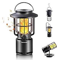 Outdoor Bluetooth Speakers, Gravity Sensor LED Flame Light, Gift for Men Women Fathers, Wireless Portable Speaker with Wall Mount/Hook, IP65 Waterproof Speaker for Patio/Party/Camping