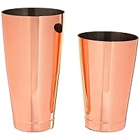Barfly Shaker Cocktail Tin, Set (18 oz and 28 oz), Copper