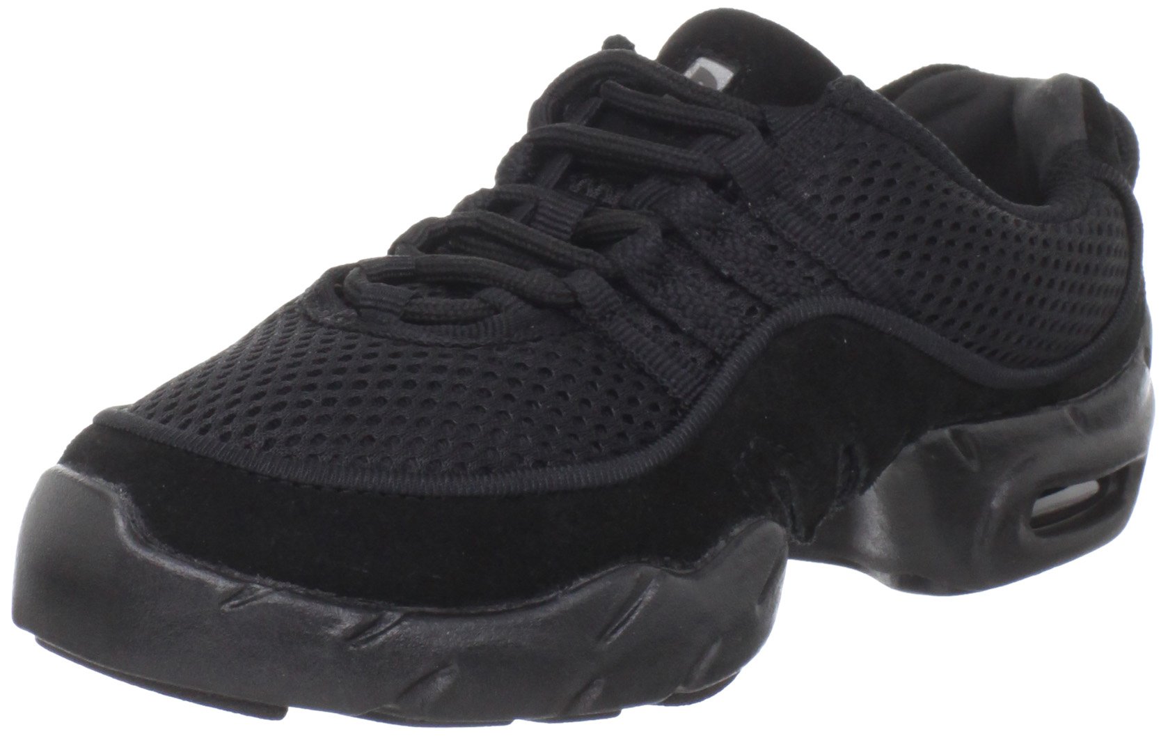 Bloch Unisex-Child Boost MESH Sneaker, Black, 1.5 X(Medium) US Little Kid