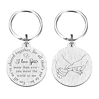Unique Wife Gifts - Wife Keychain from Husband - Anniversary Love Gift for Girlfriend Her - Valentines Day Presents for Wifey Women