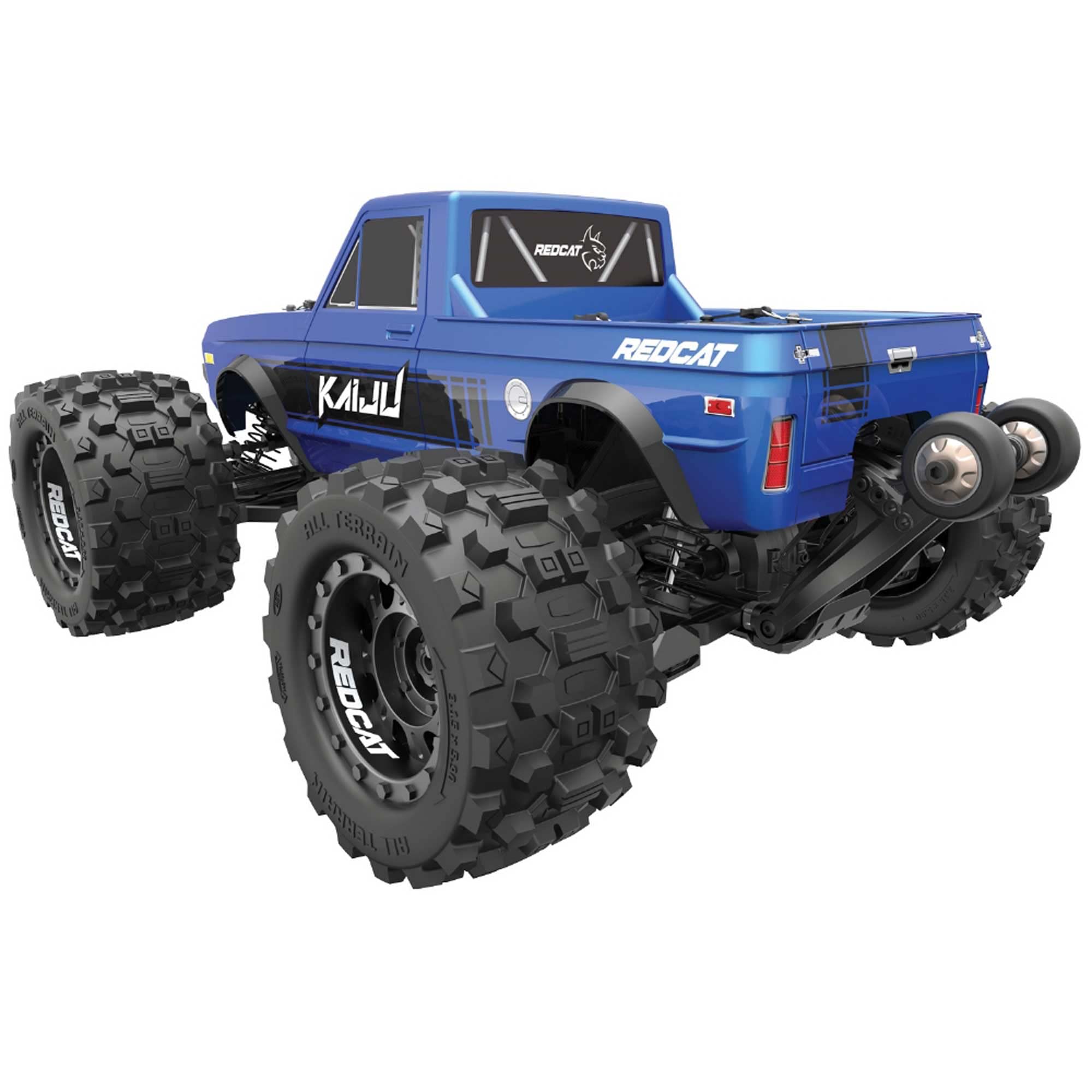 Redcat Racing Kaiju - 1:8 Scale Monster Truck – RTR- 6S Ready, Blue (Kaiju-Blue)