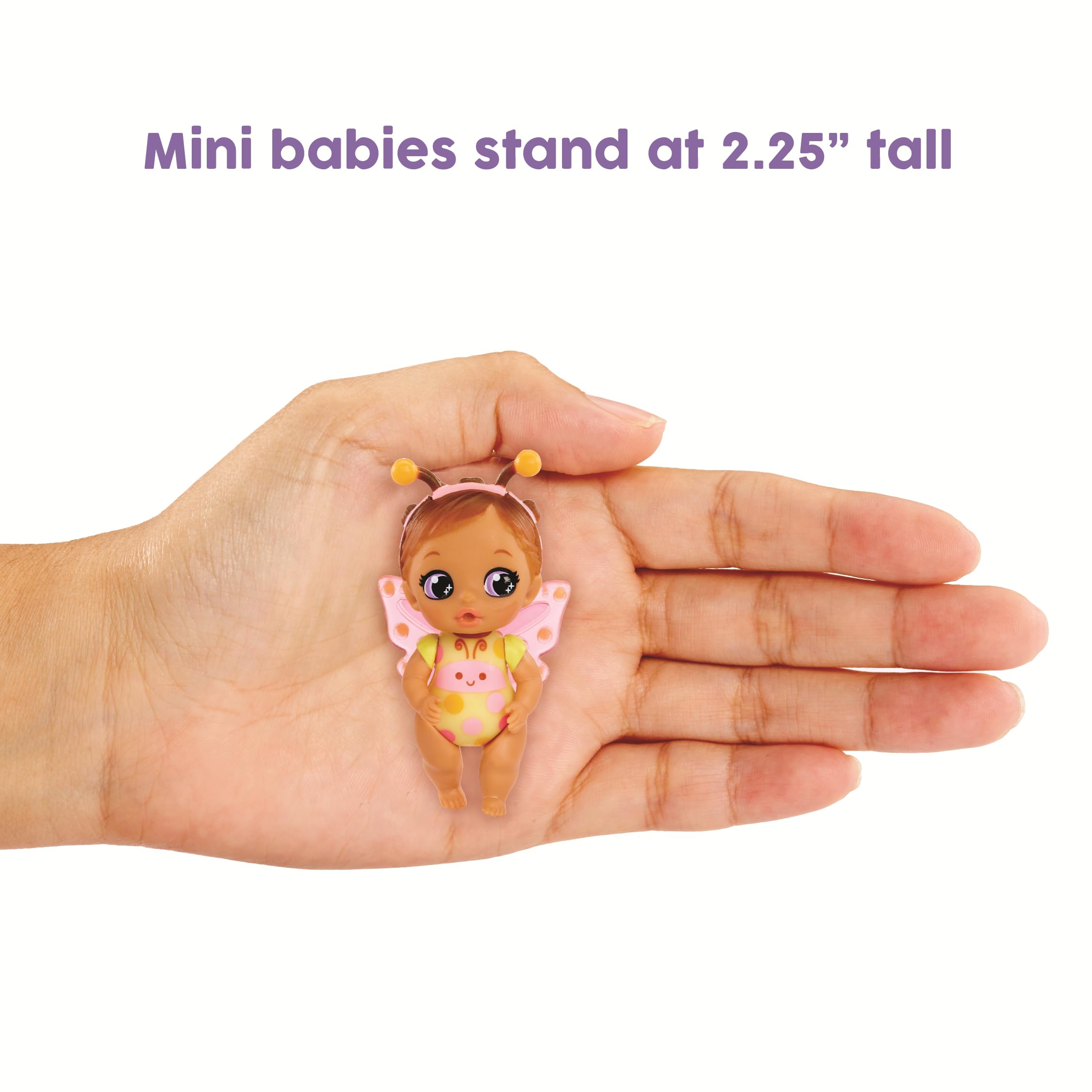Baby Born Surprise Mini Babies Series 1 3 Pack - Unwrap Surprise Collectible Baby Doll, Butterfly or Mermaid Theme, for Kids Ages 3 and Up
