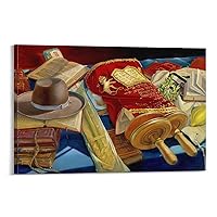 Torah Still Life, Jewish Ritual Art, Holy Books, Jewish Wall Art Posters Poster Decorative Painting Canvas Wall Art Living Room Posters Bedroom Painting 12x18inch(30x45cm)