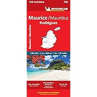 Mauritius Rodrigues Map 740 (Michelin Maps, 740)