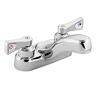 Moen 8210F12 Commercial Two-Handle Lavatory Faucet, Chrome