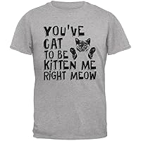 You've Cat to Be Kitten Me Right Meow Grey Youth T-Shirt