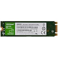 Western Digital 480GB WD Green SATA Internal Solid State Drive SSD - SATA III 6 Gb/s, M.2 2280, Up to 545 MB/s - WDS480G3G0B