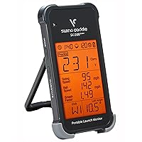 Portable Golf Launch Monitor and Swing Analyzer with Real-Time Shot Data Tracking – Ideal Golf Swing Trainer/Training Equipment for Indoor or Outdoor Use, 12-Hr Battery Life