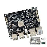youyeetoo VisionFive2 RISC-V Single Board Computer, Quad Core, 8GB with WiFi dongle, StarFive JH7110 with 3D GPU, Dual Ethernet Port with 2 x 1Gbit, for IOT/AI (Kit 7, Version v1.3B)