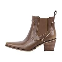Women's Chelsea Boots Chunky High Heel Ankle Booties