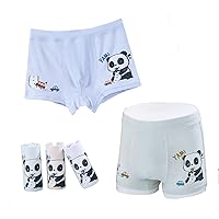 Boys Boxer Briefs Modal Toddler Underwear Breathable Mesh Boxer Briefs 5 Pack