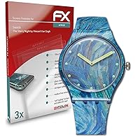 Screen Protector compatible with Swatch The Starry Night by Vincent Van Gogh Protector Film, ultra clear and flexible FX Screen Protection Film (3X)