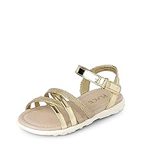 The Children's Place Baby-Girl's and Toddler Glitter Sandals