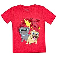 Disney Toddler Boys' Puppy Dog Pals Saving The Day Collectible T-Shirt