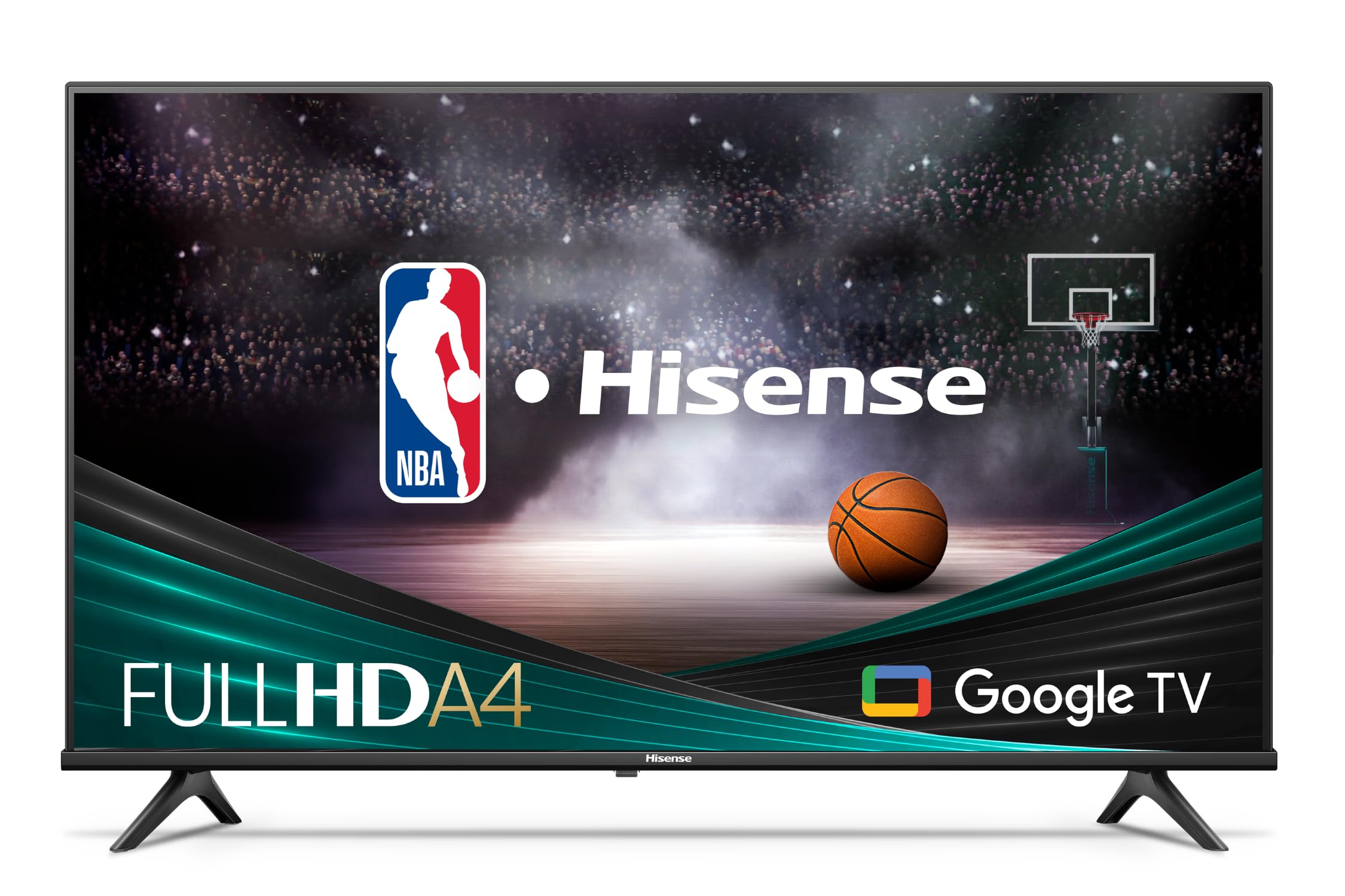 Hisense 40-Inch Class A4 Series FHD 1080p Google Smart TV (40A4K, 2023 Model) - DTS Virtual: X, Game & Sports Modes, Chromecast Built-in, Alexa Compatibility